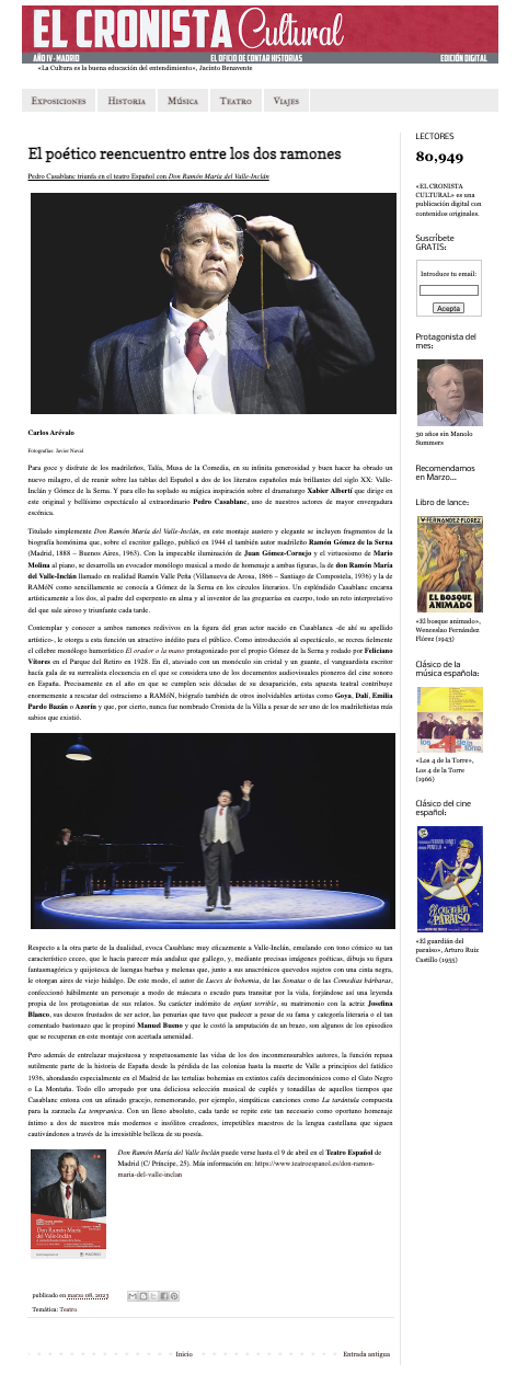El Cronista Cultural